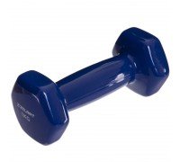 Гантель для фитнеса виниловая 1штука Zelart TA-2777-1 (1x1кг) (MD2016-1) (цена за 1шт, цвета в ассортименте)
