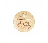 Жетон-наклейка на медаль или кубок ø25мм SP-Sport Худ. гимнастика 25-0073 (1,2,3 место,1уп-120шт,цена за1шт)