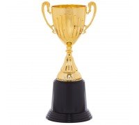 Кубок спортивный наградной SP-Sport Aim C-4522 (пластик, h-22см, b-10см, d чаши-6,5см, цвета в ассортименте)
