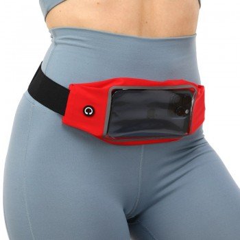 Сумка на пояс спортивная для бега с сенсорным экраном RUNNING WAISTPACK SP-Sport GA-506 (26х10см, полиэстер, эластан, цвета в ассортименте)