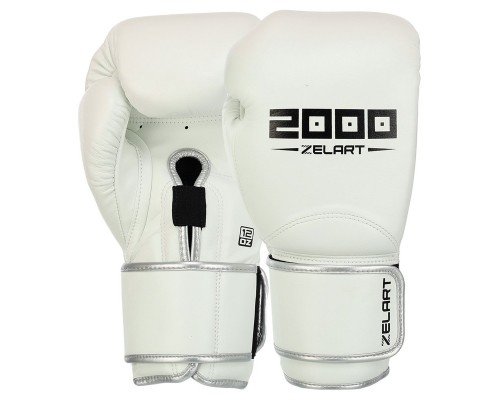 Перчатки боксерские на липучке композитная кожа ZELART BO-3880 (размер 10-14oz, цвета в ассортименте)