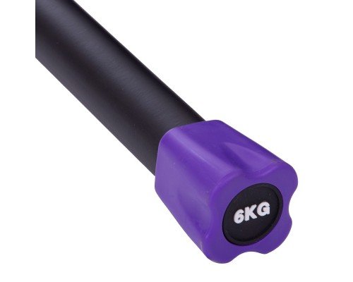 Бодибар Body Bar FI-1251-6 6кг (l-1,22м, d-35мм, металл, неопрен, PU)