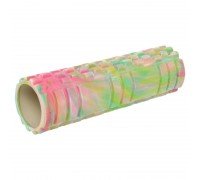 Роллер массажный цилиндр (ролик мфр) 45см Grid Combi Roller EVA SP-Sport FI-9373 (d-13см, цвета в ассортименте)