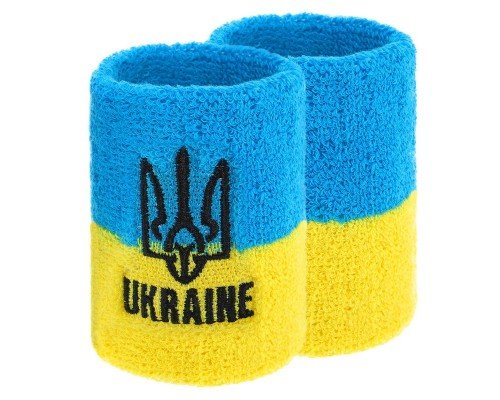Напульсник спортивный махровый от пота на запястье 1штука UKRAINE BC-9282 (хлопок, полиэстер, безразмерный, цвета в ассортименте)