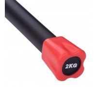 Бодибар Body Bar Zelart FI-1251-2 2кг (l-1,22м, d-30мм, металл, неопрен, PU)
