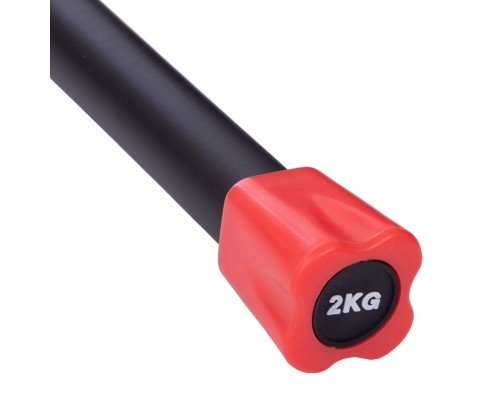 Бодибар Body Bar Zelart FI-1251-2 2кг (l-1,22м, d-30мм, металл, неопрен, PU)
