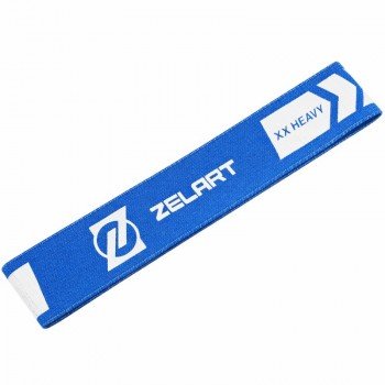 Резинка тканевая для упражнений лента сопротивления LOOP BANDS Zelart FI-1969-L (полиэстер, латекс, 600х50мм, жесткость L, цвета в ассорт.)