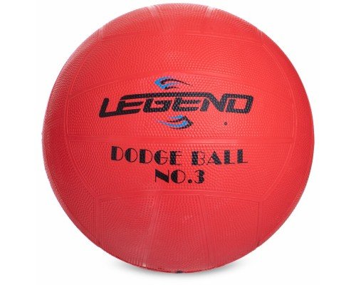 Мяч резиновый Dodgeball для игры в вышибалу Zelart №3 DB-3284 (резина, цвета в ассортименте)