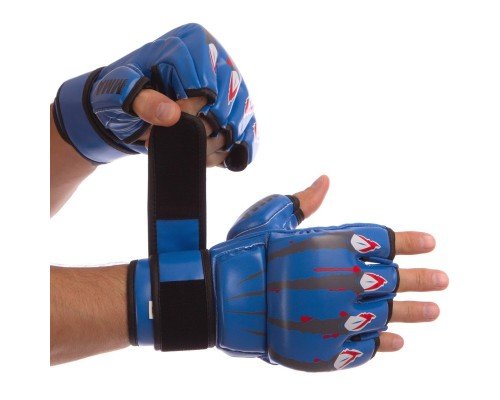 Перчатки для смешанных единоборств MMA PU ZELART BO-1394 (р-р S-L, цвета в ассортименте)
