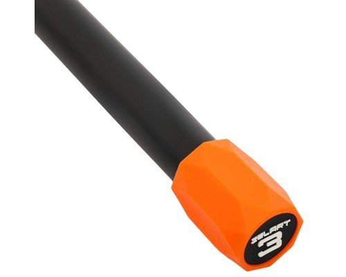 Бодибар Body Bar Zelart FI-4780-3 3кг (l-1,22м, d-30мм, металл, PU)