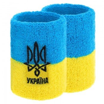 Напульсник спортивный махровый от пота на запястье 1штука УКРАЇНА BC-9273 (хлопок, полиэстер, безразмерный, цвета в ассортименте)
