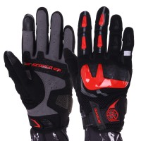 Мотоперчатки SCOYCO MC117W Размер S Черный-красный