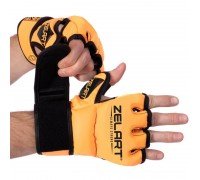 Перчатки для смешанных единоборств MMA PU Zelart BO-5699 (р-р XXS-L, цвета в ассортименте)