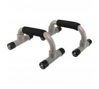 Упоры для отжиманий 2штуки Zelart FI-7685 PUSH-UP STAND (пластик, ручка неопрен, р-р см)