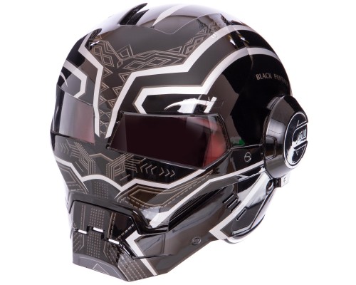 Мотошлем интеграл (full face) SP-Sport M-2294 M-XL черный