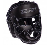 Шлем боксерский детский с полной защитой PU Zelart BO-0394 (цвета в ассортименте, р-р S)
