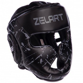 Шлем боксерский детский с полной защитой PU Zelart BO-0394 (цвета в ассортименте, р-р S)