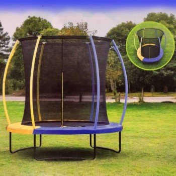 Батут каркасный с защитной сеткой ø12ft (366см) TX-B7123N-12F (металл, PVC, пластик, d-366см, h-185см, макс.вес пользователя 120кг)