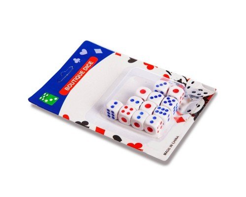 Кости игральные кубики для настольных игр Dice 12 штук SP-Sport IG-0540 (пластик, р-р 1,2x1,2см, цена за 1 уп., в уп. 12 шт)