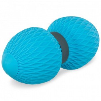Мяч массажный двойной для МФР и самомассажа Duoball ø6,5см SP-Sport FI-0727 (TPR, размер 16x6,5см, цвета в ассортименте)