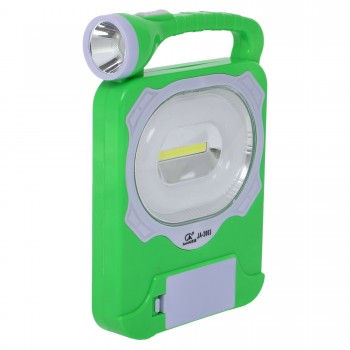 Фонарь-прожектор переносной X-BALOG JA-2003 (пластик, OSL, COB, SMD, USB-вход, на батарейках, р-р 22,7х15,5см) упакован в 2коробки