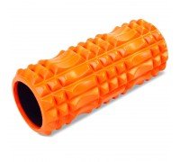 Роллер массажный цилиндр (ролик мфр) 33см Grid Spine Roller EVA Zelart FI-5712 (d-13см, цвета в ассортименте)