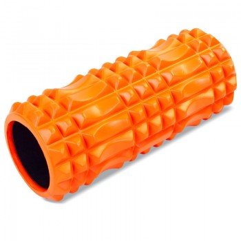Роллер массажный цилиндр (ролик мфр) 33см Grid Spine Roller EVA Zelart FI-5712 (d-13см, цвета в ассортименте)