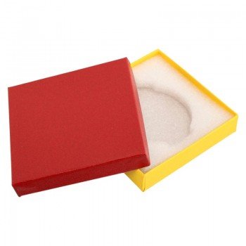 Футляр для медали с ложементом SP-Sport C-6809 (размер 11x11x2,5см, красный)