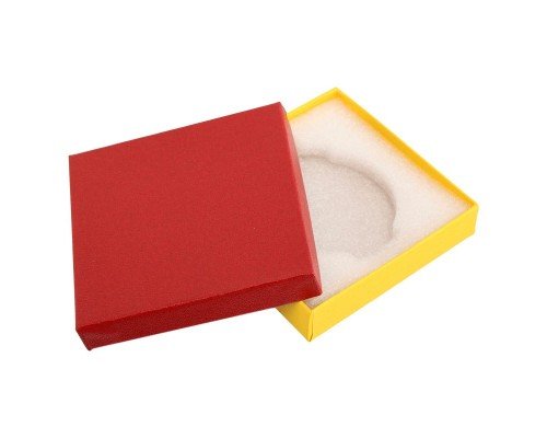 Футляр для медали с ложементом SP-Sport C-6809 (размер 11x11x2,5см, красный)