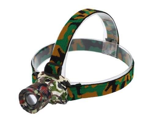 Фонарик налобный SP-Sport 6805BM (пластик, 1 Cree, линза, на аккумуляторе, камуфляж)