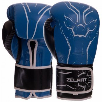 Перчатки боксерские на липучке PU Zelart BO-2889 (размер 10-14oz, цвета в ассортименте)