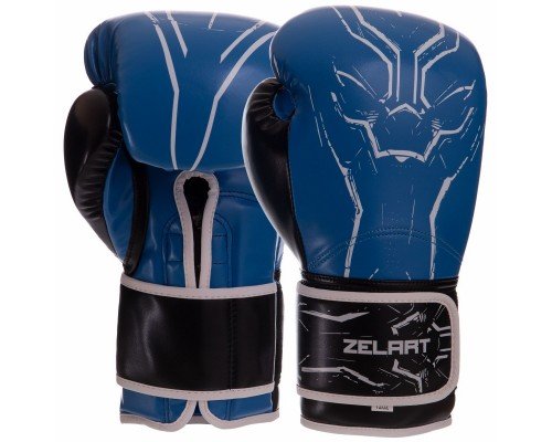 Перчатки боксерские на липучке PU Zelart BO-2889 (размер 10-14oz, цвета в ассортименте)