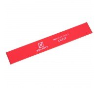 Резинка для упражнений лента сопротивления LOOP BANDS Zelart FI-2596-L (MD1319-L) (латекс, 610x50x0,6мм, жесткость L, нагрузка 4,5-6,8кг, красный)