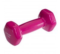 Гантель для фитнеса виниловая 1штука Zelart TA-2777-1 (1x1кг) (MD2016-1) (цена за 1шт, цвета в ассортименте)