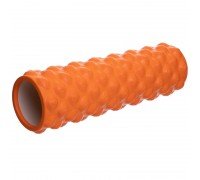 Роллер массажный цилиндр (ролик мфр) 45см Grid Bubble Roller EVA SP-Sport FI-6672-BUBBLE (d-14см, цвета в ассортименте)