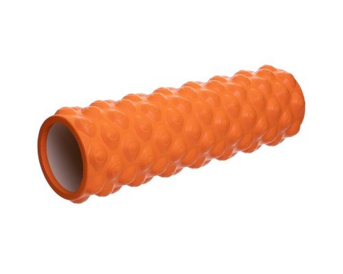 Роллер массажный цилиндр (ролик мфр) 45см Grid Bubble Roller EVA SP-Sport FI-6672-BUBBLE (d-14см, цвета в ассортименте)