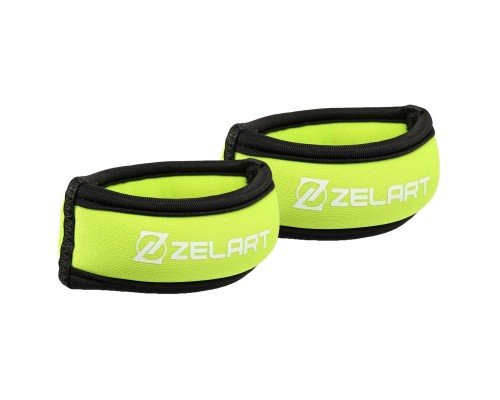 Утяжелители-браслеты для рук Zelart FI-6221-0_5 (2 x 0,25кг) (верх-лайкра, наполнитель-металлические шарики, цвета в ассортименте)