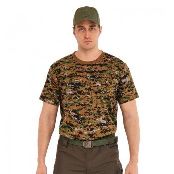 Футболка тактическая SP-Sport TY-0359 размер 46-52, L-2XL (хлопок, пиксель, камуфляж)