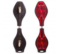 Роллерсерф двухколесный RipStik Рипстик Вейвборд SP-Sport SKULL SK-8833 (PP, колесо-PU светящ., размер 86x23x12см, 34", цвета в ассортименте)