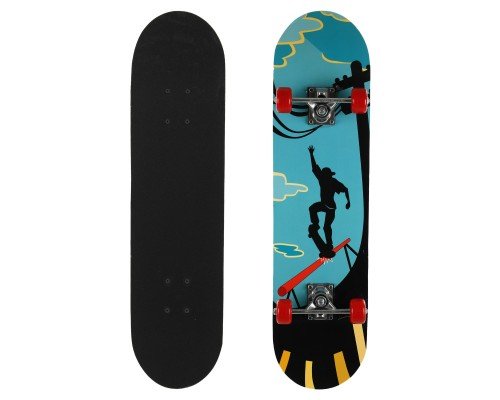 Скейтборд деревянный 31" SP-Sport 3108-PVC (колесо-PVC, размер деки 78х20х1,2см, цвета в ассортименте)