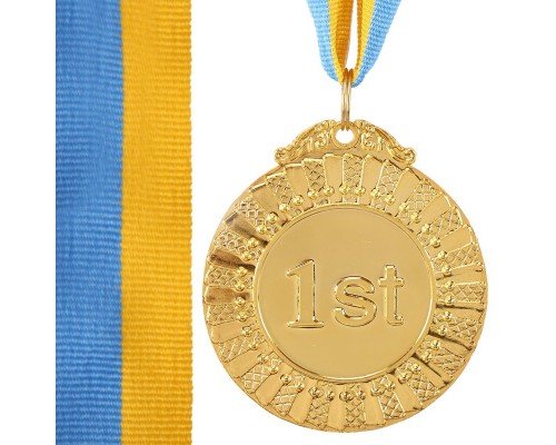 Медаль спортивная с лентой SP-Sport FLASH ø6,5см C-4328-ANG (металл, ø6,5см, 38g)