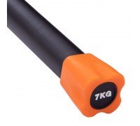 Бодибар Body Bar FI-1251-7 7кг (l-1,22м, d-35мм, металл, неопрен, PU)