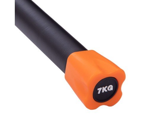 Бодибар Body Bar FI-1251-7 7кг (l-1,22м, d-35мм, металл, неопрен, PU)