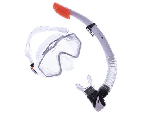 Набор для плавания маска с трубкой Zelart M153-SN124-PVC (термостекло, PVC, пластик, цвета в ассортименте)