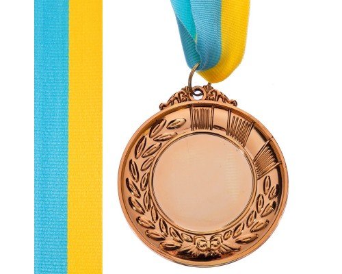 Заготовка медали спортивной пластиковая с лентой SP-Sport HIT ø6,5см C-4870 (15g, 1-золото, 2-серебро, 3-бронза)