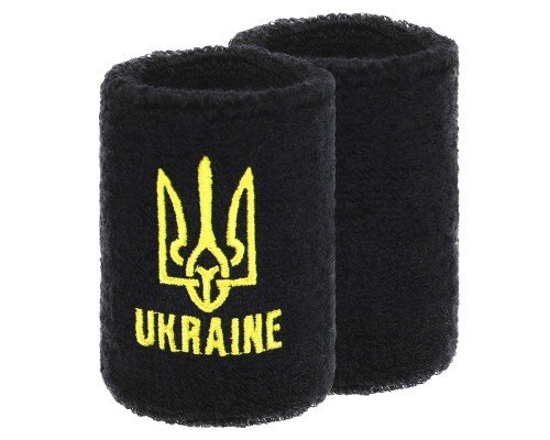 Напульсник спортивный махровый от пота на запястье 1штука UKRAINE BC-9282 (хлопок, полиэстер, безразмерный, цвета в ассортименте)
