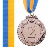 Медаль спортивная с лентой SP-Sport FORCE ø6,5см C-6863 (металл, ø6,5см, 38g, 1-золото, 2-серебро, 3-бронза)
