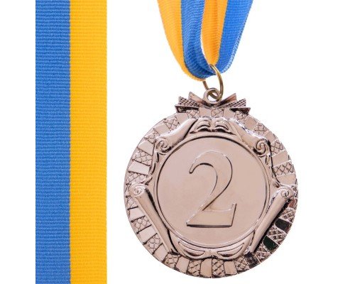 Медаль спортивная с лентой SP-Sport FORCE ø6,5см C-6863 (металл, ø6,5см, 38g, 1-золото, 2-серебро, 3-бронза)