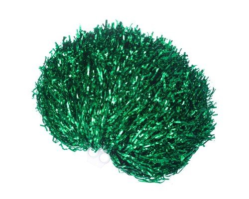 Помпон нитевидный блестящий для чирлидинга и танцев с ручкой 1штука SP-Sport Pom-Poms C-1682 (полимерная пленка, пластик, d-28см, 1шт, 100г, цвета в а