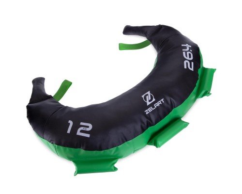 Мешок Болгарский Bulgarian bag Zelart FI-2623-12 12кг (MD1657-12) (PU, вес 12кг, зеленый)